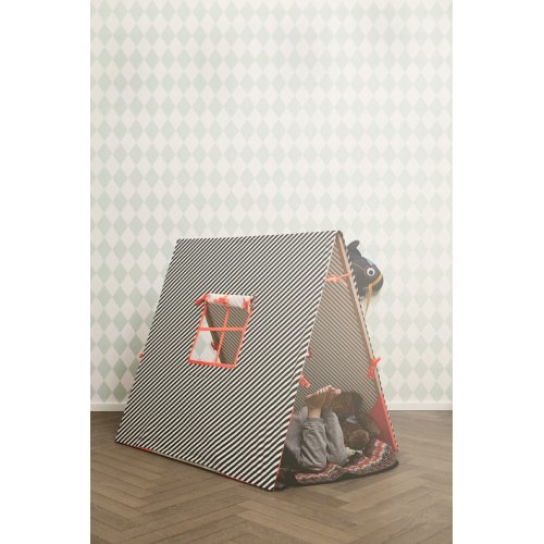 Tente Kids - Noir / Rose Fluo